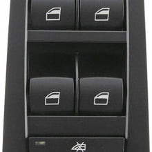 A-Premium Power Window Switch Replacement for BMW E90 E91 E92 E93 325i 2005-2011 335i 2007-2012 Front Left(with Power Folding Mirrors)