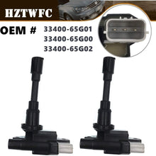 HZTWFC 2 Pack Ignition Coil Compatible for Suzuki Aerio Swift Jimny Carry Ignis SX4 1.3 1.6 33400-65G01 33400-65G00 33400-65G02