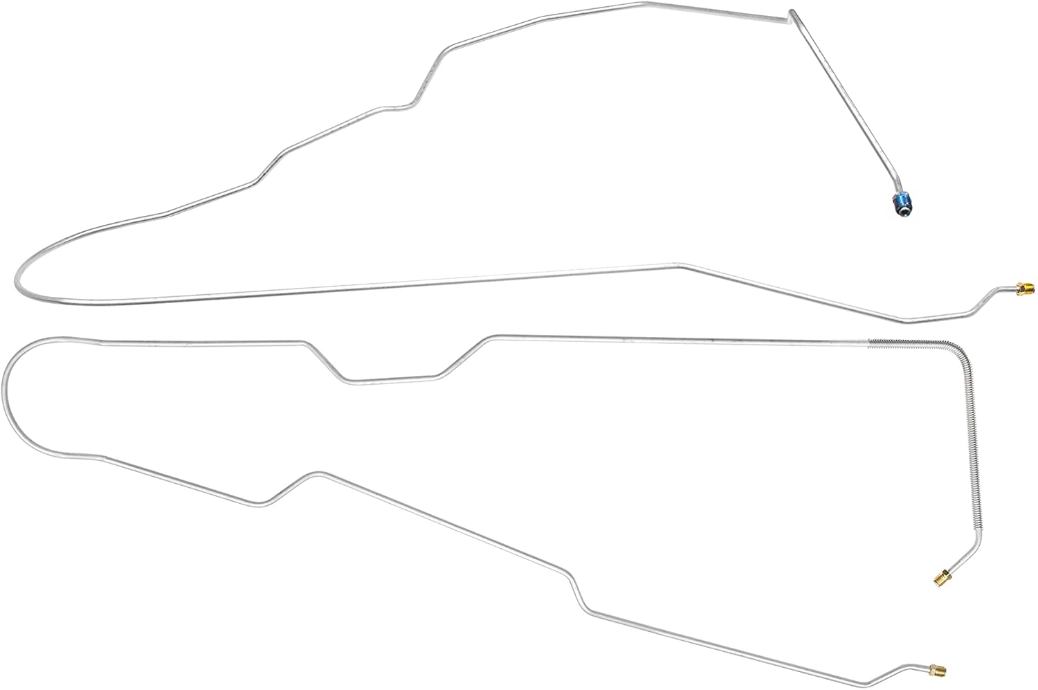 Compatible With 1981-1987 Chevrolet GMC C10 C15 Truck Preformed Front to Rear Brake Lines Steel