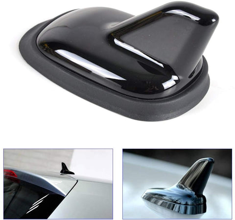 beler Black Universal Auto Car SUV Shark Fin Style Decorative Top Roof Antenna Dummy Aerial (Fulfilled by Amazon)