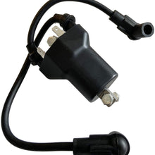 Ignition Coil Compatible with EZ GO 4-Cycle Gas Golf Cart Marathon Medalist TXT, 26652-G01 EPIGC103 ZF-IG-A00114