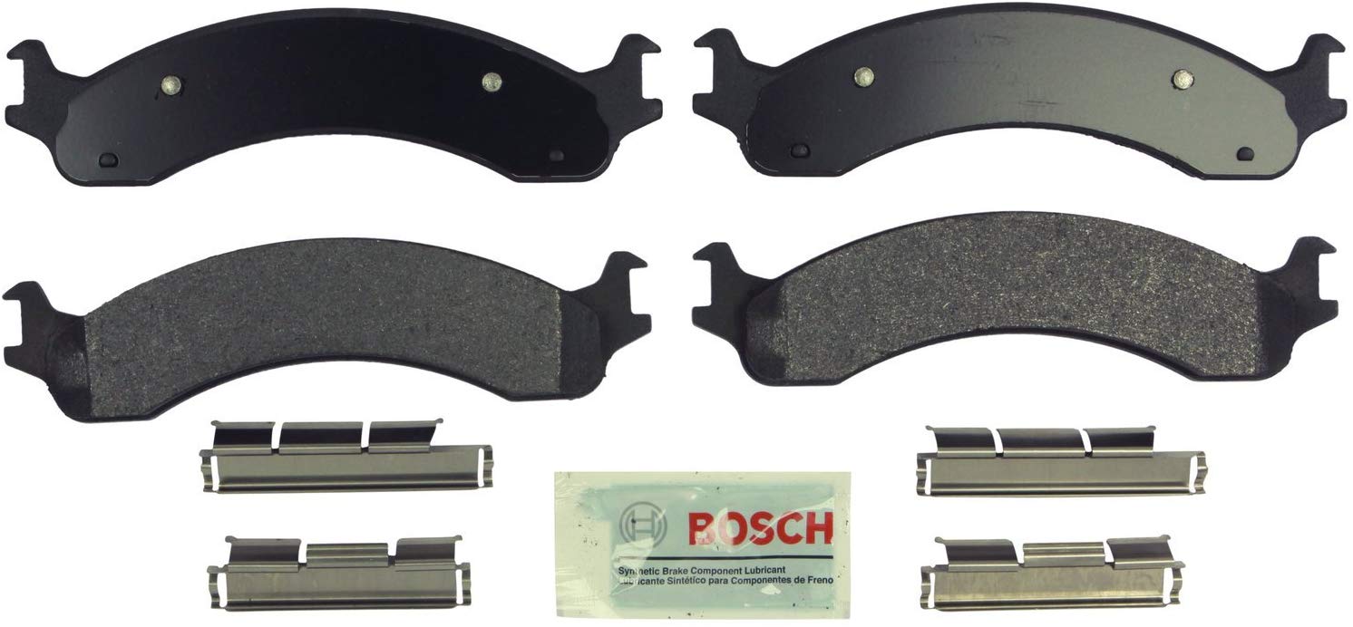 Bosch BE821H Blue Disc Brake Pad Set with Hardware for Select Dodge Ram 2500/4000 Trucks - FRONT