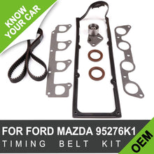 Engine Timing Part Belt Set Timing Belt Kits, SCITOO fit F-ord Ranger M-azda B2500 2.3 2.5 1995-2001 Replacement Timing Tools with Valve Cover Gasket Set