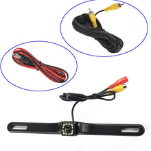 CAIRUTE Universal CCD Color Car Backup Rear View Camera 12 LED Night Vision High Definition Wide Viewing Angle License Vehicle Reverse Camera