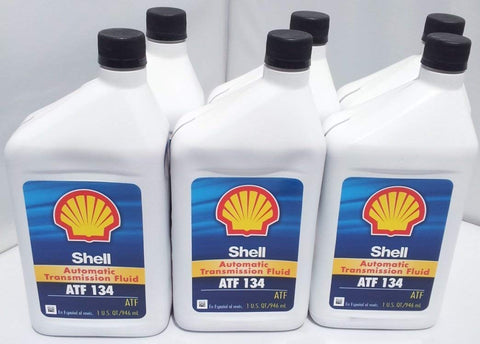 Shell ATF 134 Mercedes Benz Transmission Fluid, MB 236.14 and 236.12 - 6 Count (1 QT./946 ml. each)