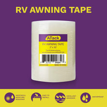 Atack RV Awning Repair Tape, 3" x 30 Foot, Waterproof Rip Stop Patch and Tent Repair Tape for Vinyl, RV punctures, Camper, Awning, Canopy, Tents, Tarpaulin and Greenhouse