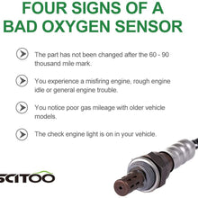 SCITOO O2 Oxygen Sensor Air Fuel Ratio Sensor Upstream 234-9009 234-9023 fit for 1999-2003 Lexus RX300 1998-2000 Toyota Camry 2001-2003 Toyota Highlander 2001-2003 Toyota RAV4