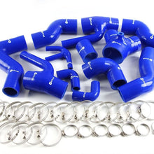 Silicone Intercooler Boost Hose Piping Kit Clamps For Audi S4 RS4 A6 B5 C5 2.7L Bi-Turbo 1997 1998 1999 2000 2001 Blue