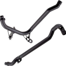 MYSMOT Set of 2 Engine Heater Inlet Pipe and Water Coolant Pipe For 1999-2006 BMW E36 E38 E39 E46 E83 E85 320Ci 323Ci 328Ci 330Ci 330xi 520i X3 X5 Z3 Z4 (w/O-Rings) 11531705210, 11537502525