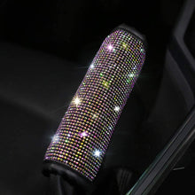 Bling Auto Gear Shift Cover, MTGOCHA Universal Car Shift Gear Cover Crystal Rhinestone Auto Shift Knob Cover Protector Bling Accessories for Women Girls - Gear Shift Cover