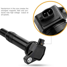 Ignition Coil Pack Compatible with Kia Rio Rio5 Hyundai Accent 2006-2011 - L4 1.6L - Set of 4