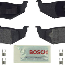 Bosch BE658H Blue Disc Brake Pad Set with Hardware for Select 1995-2010 Chrysler, Dodge, Eagle, and Plymouth Vehicles - REAR