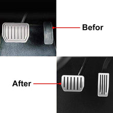 EVFIT Model 3 Performance Pedal Pads, Non-Slip Accelerator Brake Pedal Cover for Tesla Model 3(A Set of 2)