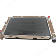 CoolingSky 4 Row Full Aluminum Radiator for 1985-1997 Ford F-150 F-250 F-350 Truck 5.0 5.8 7.5丨Bronco V8