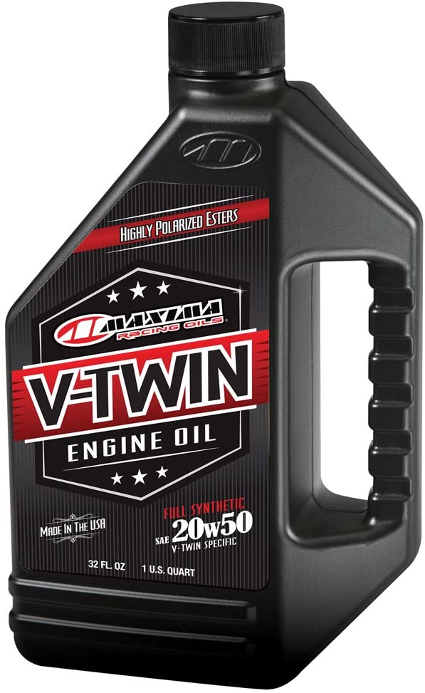 Maxima Racing Oils 30-11901 20w50 V-Twin Full Synthetic Engine Oil - 32 fl. oz.