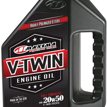 Maxima Racing Oils 30-11901 20w50 V-Twin Full Synthetic Engine Oil - 32 fl. oz.