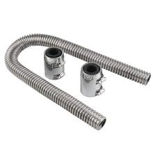 beioust Universal Flexible Upper/Lower Automotive Cooling Water Pipe Engine Cooling Water Pipe Stainless Steel with Chrome Plated Cover-24