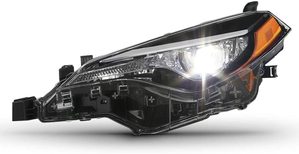 ACANII - For 2017-2018 Toyota Corolla L LE ECO Factory OE Style LED Projector Headlight Headlamp LH Left Driver Side