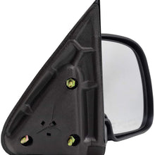 Replacement Driver and Passenger Manual Side Door Mirrors Compatible with 99-06 Silverado Sierra New Body Style Pickup Truck 5876714 25876715