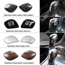 Stainless Steel black titanium Car Styling Gear Shift Knob Gear Head Cover for VW Golf Jetta Passat Tiguan Atlas Beetle GLI Eos CC Golf TDI E-Golf Golf Sportwagen Jetta Hybrid Golf R Golf GTI MK6 MK7