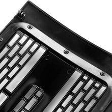 Grille Compatible With 2009-2014 Ford F150, Raptor Style Front Bumper Grille Hood Mesh With Shell Chrome ABS by IKON MOTORSPORTS, 2010 2011 2012 2013