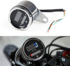 XinQuan Wang Auto Gauge Universal 2 in 1 Motorcycle Digital LED Tachometer Gas Fuel Level Gauge Waterproof 12V Auto Gauge