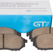 [Front Set] Performance Brake Disc Rotors & Ceramic Pads for Jeep Wrangler 1999-2006 Cherokee 1999-2001
