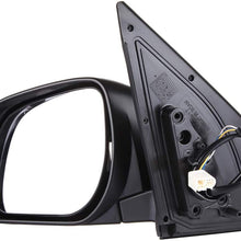 SCITOO Tow Mirrors fit 2006-2008 for Toyota RAV4 Limited Sport with Power Adjusting Manul-Folding Features (Driver Side)