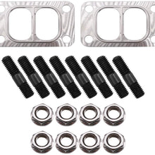 Turbocharger Mounting Stud & Mounting Nut with Turbo Gasket Set 3818824 3818823 3901356 Fit Cummins B-Series
