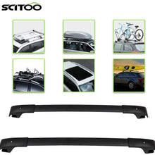 SCITOO fit for Jeep Cherokee 2014 2015 2016 2017 2018 2019 Aluminum Alloy Roof Top Cross Bar Set Rock Rack Rail
