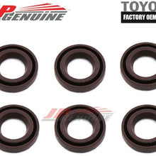 TOYOTA Genuine Lexus OEM Engine Spark Plug Tube Seals Gasket 6PC Set 11193-15010