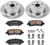 Power Stop KOE4714 Autospecialty By Power Stop 1-Click Daily Driver Brake Kits Rear Autospecialty By Power Stop 1-Click Daily Driver Brake Kits