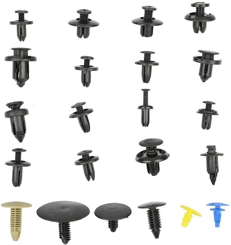 TUPARTS Car Retainer Clips Push Type 20Sizes Bumper Rivet Clips fit for GM,Ford,Honda,Accord,650Pcs