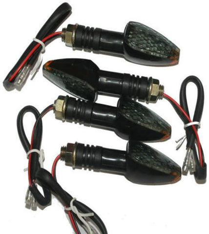 4 X Motorcycle Motorbike Turn Signal LED Light Indicator For Yamaha Honda Suzuki Kawasaki Harley Davidson DUCATI BMW KTM BUELL APRILIA Triumph