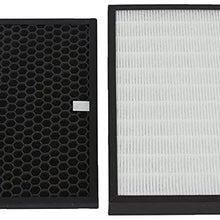 LifeSupplyUSA 2 Replacement HEPA & Carbon Filter Kit Sets Compatible with Rabbit Air BioGS/BioGP SPA-421A & SPA-582A Air Purifiers