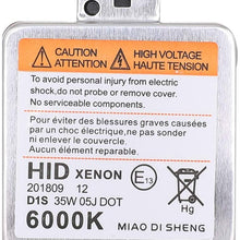 5DV 009 000-00 Xenon Hid Headlight Ballast Control Unit with Igniter and D1S Bulb for 2007-2014 Cadillac Escalade & 2006-2009 BMW E60 & 2008-2014 Chrysler Town Country