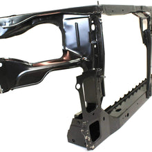 Radiator Support Assembly Compatible with 1995-1999 Nissan Maxima Black Steel