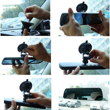 PME 9.8” Day/Night Rear View Mirror, Universal Car Truck Mirror Interior Rear View Mirror Suction Cup Rearview Mirror - Deluxe Version,Plain Mirror