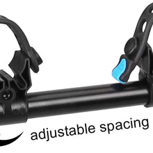 XCAR 2-Bike Bicycle Hitch Mount Carrier Rack Fit for 2" Hitch Receiver Heavy Duty for Cars, Trucks, SUV's Hatchbacks