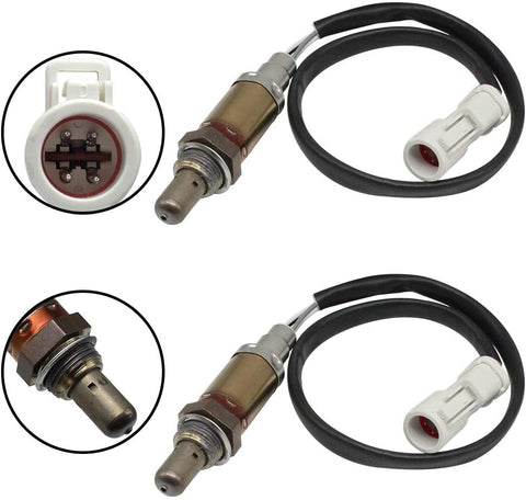 11171843 15717 Front Rear Upstream O2 Oxygen Sensor for Ford Mercury Lincoln Mazda 15716 15718 15719(Set of 2)