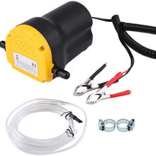 Oil Change Pump Extractor, 12v 60w Oil Extractor Pump Oil Pump Extractor, Diesel Fluid Scavenge Suction Oil Transfer Pump for Changing Oil, Oil Change Pump for Boat, Tubes, Truck, RV, ATV, Riding Mowe