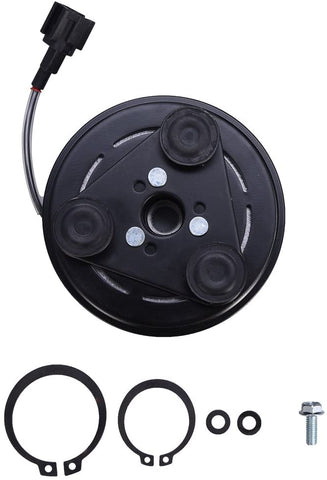 Younar A/C AC Compressor Clutch Repair Kit Coil Pulley 638779, 5512329, 2011281, 10000649, CO 10863JC for Nissan Versa Cube 2007-11 1.8L & 1.6L