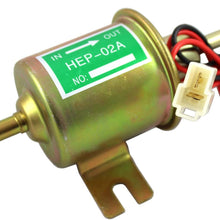 JDMSPEED Universal 12V Heavy Duty Electric Fuel Pump Metal Solid Petrol 12 Volts
