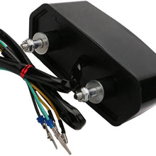 Yibid LED Integrated Tail Light for 2014-2018 Honda Grom MSX 125 Motorcycle, Brake Indicator Sequential Lights for MSX125/SF CBR650F CTX700 CTX700N, Smoke Len, with 1pcs Black 2-Pin Turn Flasher Relay