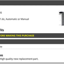 A/C Condenser - Compatible with 2011-2017 Nissan Juke 1.6L