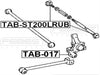 FEBEST TAB-ST200LRUB Arm Bushing for Rear Track Control Rod