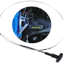 Engine Oil Dipstick for Dodge Ram 1500 2500 3500 5.9L Cummins Diesel Diesel 6 Cylinder Engine OHV Turbocharged Stainless Steel OEM 5086843AB
