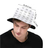 Seamless Geese Pattern - - Goose,Unisex Summer Bucket Hat - Sun Hat Packable Vacation Hat Fun Access