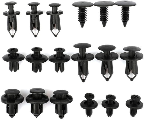 INEEDUP Car Retainer Clips Fasteners Cars Body Kits 6Sizes Push Style Bumper Clips fit for GM Ford Toyota Honda,190Pcs