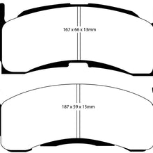 EBC Brakes DP41145R Yellowstuff Street and Track Brake Pad